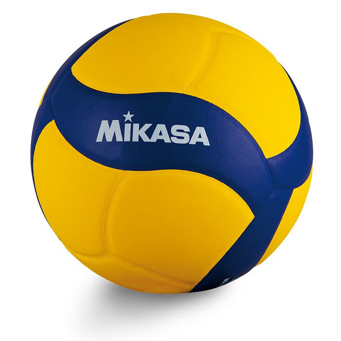 Volleyball Mikasa V330W - Officiel FIVB, Taille 5 - Surface Douce, Panneaux Aérodynamiques