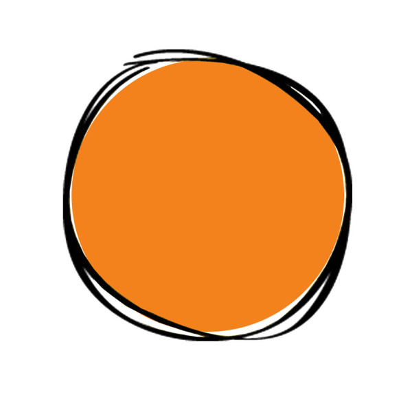 Umänderung in Farbe Orange