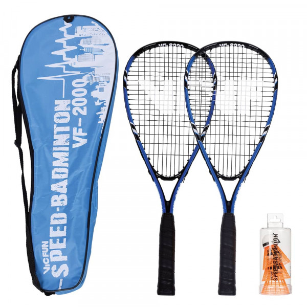 Speed-Badminton SET Genius 2000 (2 Schläger+Hülle+Tubes)