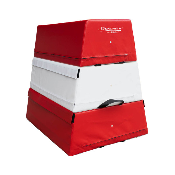 Sprungkasten Soft, 3-teilig Klein, Red-White-Edition