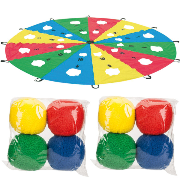 Schwungtuch Birdie Set (Tuch + 8 Bälle)