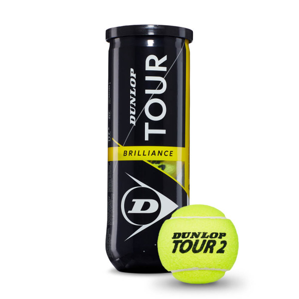 Tennisball TOUR BRILLIANCE - DUNLOP - 3er Dose