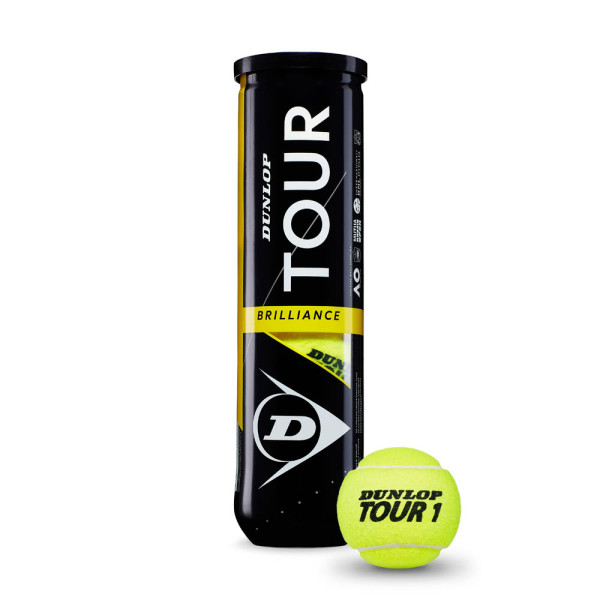 Dunlop Tennisbälle Tour Brilliance 4er Dose kaufen