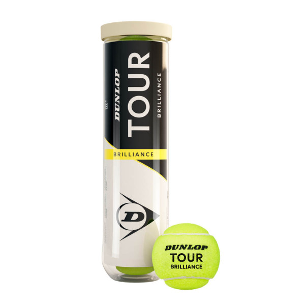 Tennisball TOUR BRILLIANCE - DUNLOP - 4er Dose