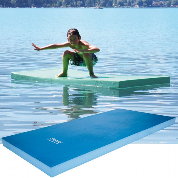 Schwimmmatte Mega 195 x 95 x 8 cm, Blau