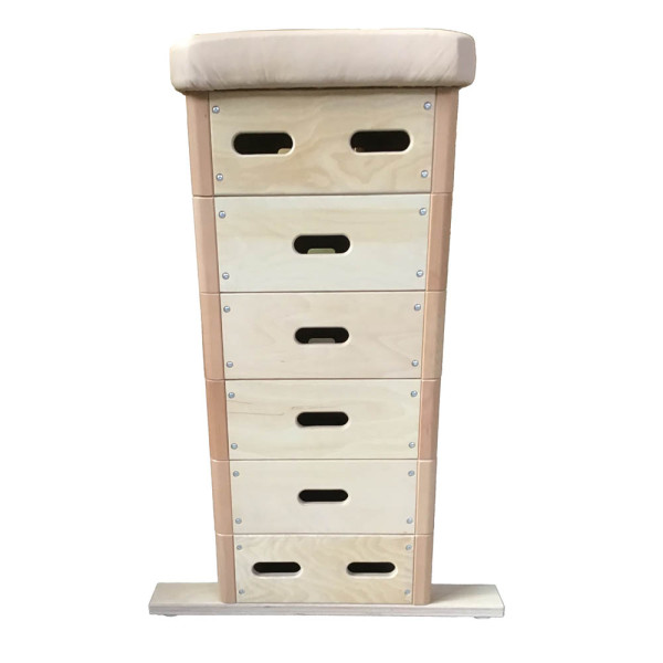 Sprungkasten ÖNORM & Premium Ledereckel, 6-teilig