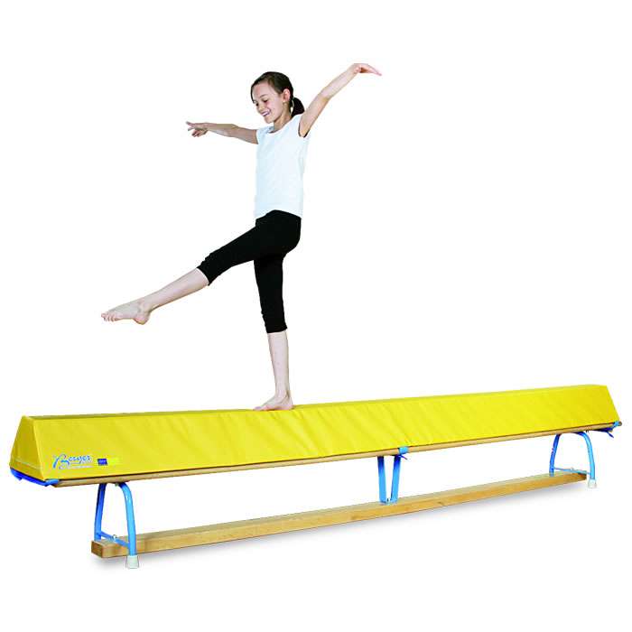Produktbild von Schwebebalken Kinder, Schwebebalken Für Zuhause,5 Höhen Einstellbar Balance Beam180cm,Einfache Montage Balance Beams Mit Bein Stabile Trainingsgeräte Für Zuhause Outdoor Indoor Training