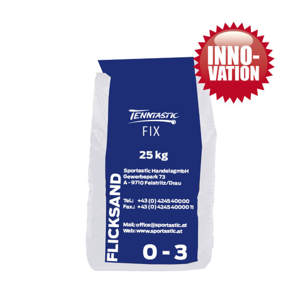 Tennissand – Tennastic FIX, Flicksand Körnung 0-3