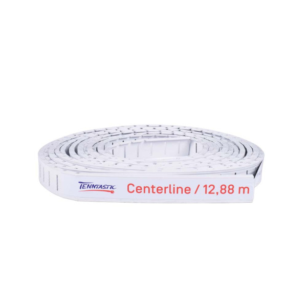 Mittellinie TENNTASTIC Tennislinie WHITE FLEX 5 cm, Centerline 12,88m