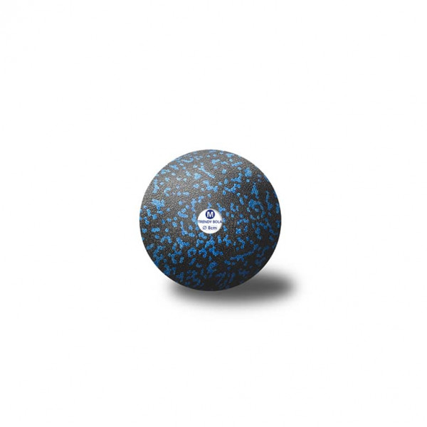 Faszienball 8 cm, Blau/Schwarz