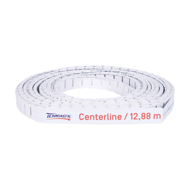 Mittellinie TENNTASTIC Tennislinie WHITE FLEX 4 cm, Centerline 12,88 m