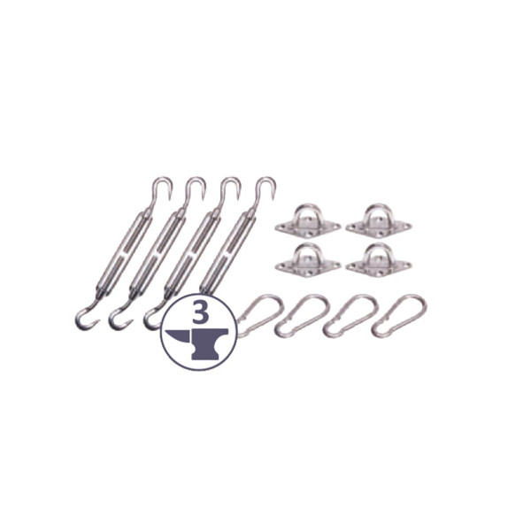 Befestigungs-Kit 12 teilig