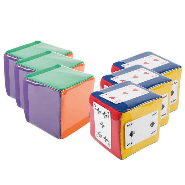 Würfelset Mini Move Cubes 10 x 10 cm, SET (6 Stk)