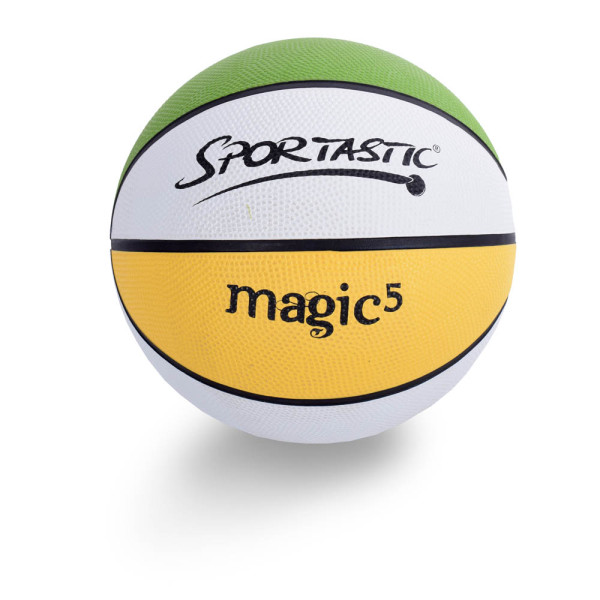 Basketball MAGIC WEISS/GELB/GRÜN Gr. 5