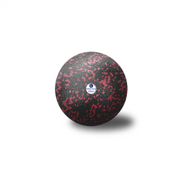 Faszienball 10 cm, Rot/Schwarz