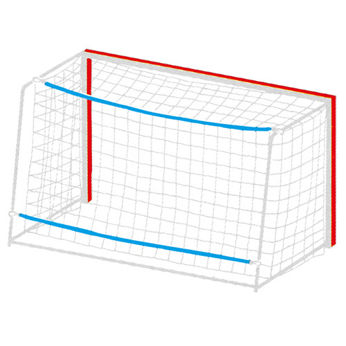 Spannleinen für Handballtornetze, Set für 2 Tore (4 Spannleinen)