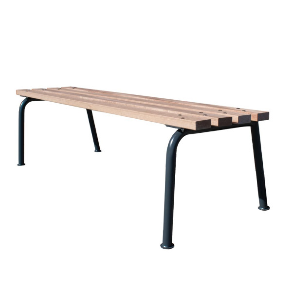Qualitäts-Holzbank Tenntastic 165cm - OHNE RÜCKLEHNE - MERANTI