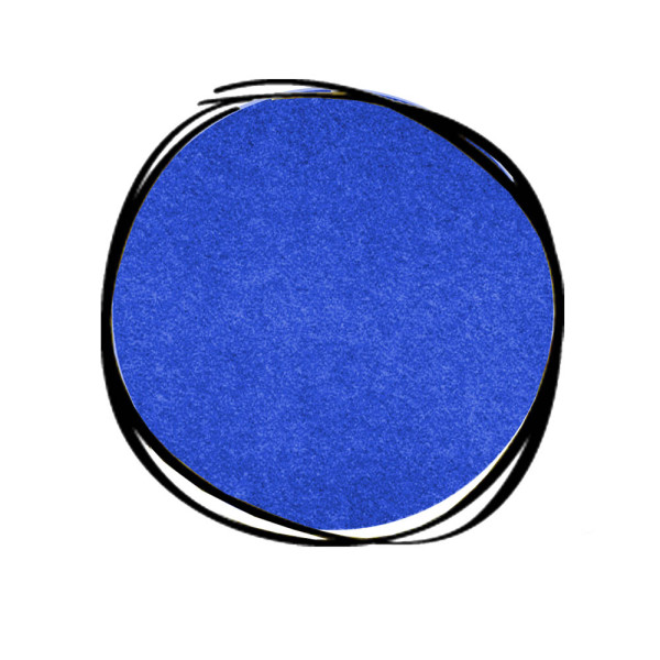 Umänderung Filz in Farbe Blau