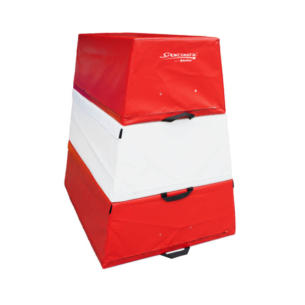 Sprungkasten Soft, 3-teilig Groß, Red-White-Edition