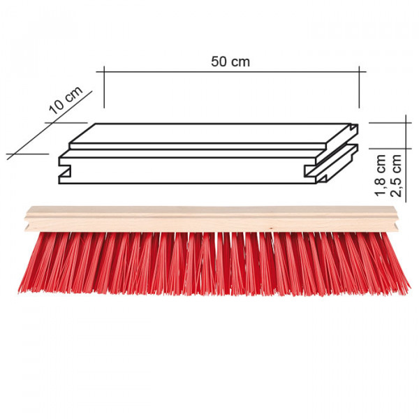 Ersatzbürste für REFIT & BROOMBOY - 10 cm breit