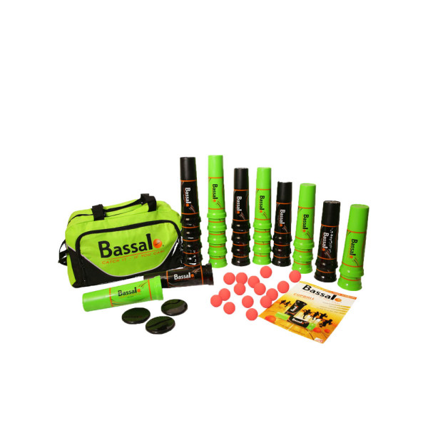 BASSALO Schulset 30er (30 Becher, 15 Bälle, 3 Deckel, 1 Spielmagazin, 1 Tasche)