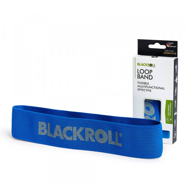 Blackroll LOOP Band TEXTIL, 32 x 6 cm, Blau - Stark